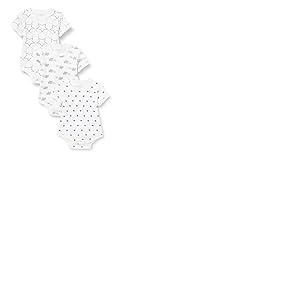 Care Mixte bébé 4133 Body, Lot de 3 White (100), 56 EU