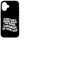 Retro Groovy, vous ne pourrez jamais avoir trop de LORENZO dans votre sac Coque pour iPhone 16