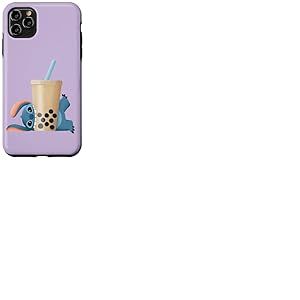 Disney Lilo & Stitch AANHPI AAPI Stitch's Boba Bubble Tea Coque pour iPhone 11 Pro Max