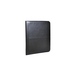 Monolith 2000002871 Conférencier avec mécanisme à 4 anneaux, aspect cuir, compartiments pour documents, fermeture éclair