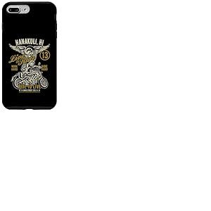 Nanakuli Hawaï USA Rétro Style vieilli Moto Design Coque pour iPhone 7 Plus/8 Plus
