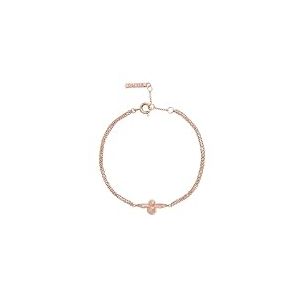 Olivia Burton Bracelet en Chaîne pour Femme Collection 3D BEE en Or Rose avec un Charm - OBJ16AMB43