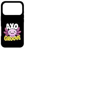 AXO Groove Motif Animal Mignon Axolotl Coque pour iPhone 17 Pro