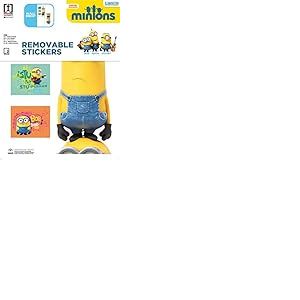 IMAGICOM Les Minions Stickers Amovible et Repositionnable A3 2 Feuilles, Plastique, Multicolore, 29,7 x 5 x 42 cm WALLMIN36