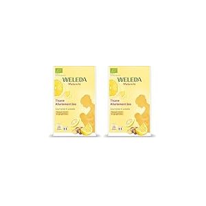 WELEDA - Tisane Allaitement bio Citron Gingembre - 20 sachets - Pour les femmes qui allaitent - Pour favoriser la lactation - ECOCERT - 20x2g (Lot de 2)