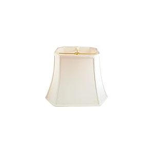 Royal Designs Abat-jour rectangulaire pour lampe d'angle Blanc 12,7 x 16,5 x 20,3 x 30,5 cm