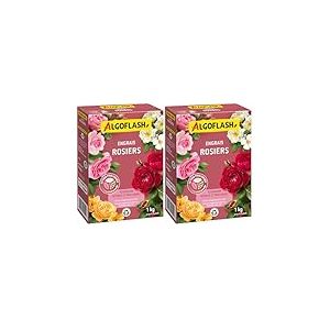 Algoflash Engrais Rosiers, Action prolong&eacute;e -1 kg (Lot de 2)