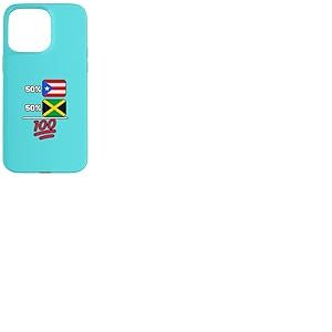 Drapeau jama&iuml;cain Plus Porto-ricain Patrimoine Cadeau Coque pour iPhone 15 Pro Max