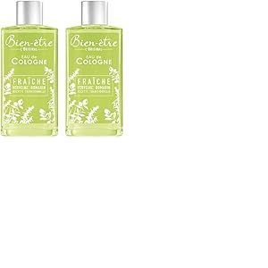 Bien-être - Eau de Cologne Fraîche Au Parfum de Verveine/Romarin - 250 ml (Lot de 2)