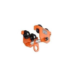VEVOR Chariot Porte-palan Capacité de Charge 3 T Chariot à Poutre de Poussée Largeur Réglable de 63,5-203,2 mm Chariot à Palan de Garage en Acier Allié avec Roues pour Poutres en I Droite et Courbée