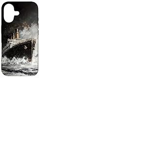 Peinture du Bateau Titanic Océan Coque pour iPhone 17