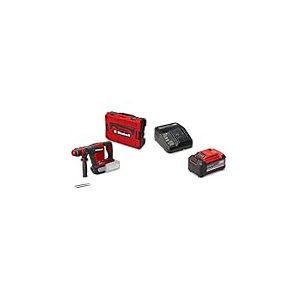 Einhell Professional Marteau d&eacute;molisseur sans fil TP-DH 18/4 Li BL-Solo Power X-Change (18 V, sans charbon, 4 J, SDS-Plus, burin pointu et burin plat + mallette) avec Chargeur et Batterie 5,2Ah