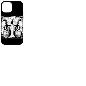 Gants de Boxe Esquisse Arts Martiaux Coque pour iPhone 12 Mini