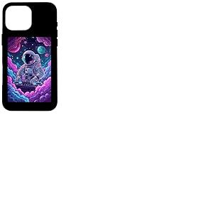 Galactic Groove DJ's Space Adventure Astronaute Moon Music Coque pour iPhone 16 Pro Max