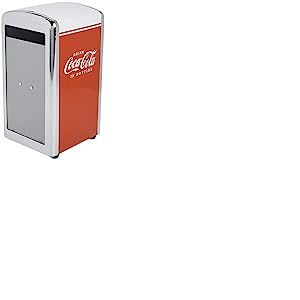 TableCraft Coca-Cola CC342 Drink, distributeur de serviettes Coca-Cola, rouge, de petite taille