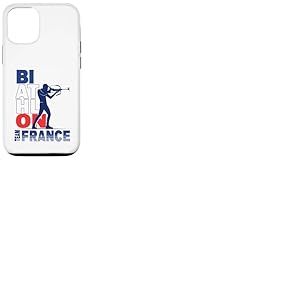 Biathlon Ski de Fond & Tir à la Carabine Team France Coque pour iPhone 12/12 Pro