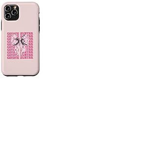 Ruban Rose Coyote Chasseur Coyote, Coquette Coque pour iPhone 11 Pro