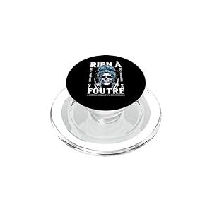 Crâne Rock and roll Femme – Humour Noir et Sarcasme Rebelle PopSockets PopGrip pour MagSafe