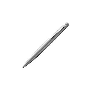 Lamy 2000 silver - porte-mine élégant dans un boîtier en acier inoxydable poli mat - parfaitement équilibré - porte-mine avec recharge M 40 fine line en épaisseur de trait 0,7 mm et pointe gomme