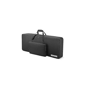 Donner Housse pour Clavier 61 Touches, 104 x 41 x 13 cm, Etui Souple Sac de Transport Rembourr&eacute; 10mm