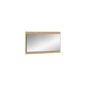 xonox.Home Miroir Drive 60 x 110 x 6 cm en Imitation chêne Artisan – Miroir vestiaire Moderne avec Aspect Bois pour Garde-Robe et Couloir – Miroir Mural élégant et Peu encombrant