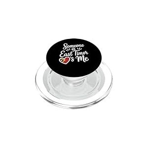 Quelqu'un Au Timor-Oriental M'aime C&oelig;ur Drapeau PopSockets PopGrip pour MagSafe