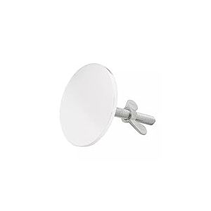 Westbrass D202-50 2" Kitchen Sink Hole Cover Cache-Trou d'évier de Cuisine de 5,1 cm, Revêtement Poudre Blanc, 1 Pack