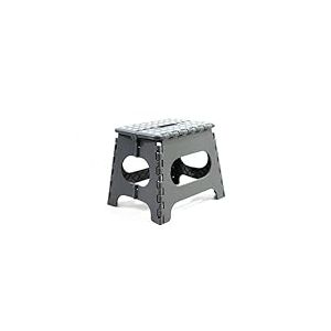 Tabouret Pliable Multifonction Avalon fabriqué en PVC résistant. Échelle 1 Marche ou échelle Pliable pour Une Utilisation comme Tabouret Pliable de Cuisine. Ce Tabouret Bas Mesure 27 x 33 x 26,5 cm