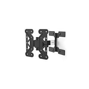 Hama Support mural TV FULLMOTION "Ultraslim" pour TV &eacute;cran plat entre 48 cm et 122 cm (19" &agrave; 48"), pivotant et inclinable, jusqu'&agrave; 20 kg de charge support&eacute;e, VESA 200x200, 1 bras, Noir