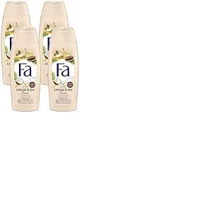 Fa Gel Douche Corps, Huile de Coco et Parfum Beurre de Cacao, 250ml (Lot de 4)