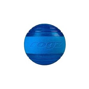 Rogz Yotz Squeekz Balle couineur pour Chien Bleu 640 mm