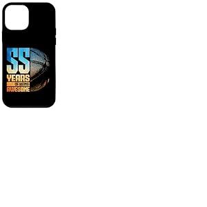 55e Anniversaire Homme basketteur Basket 55 Ans Coque pour iPhone 12 Mini