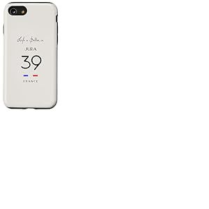 La Vie est Meilleure &agrave; Jura Num&eacute;ro 39 Franche-Comt&eacute; France Coque pour iPhone SE (2020) / 7/8