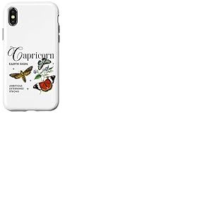 Capricorne signe de terre ambitieux déterminé fort Coque pour iPhone X/XS