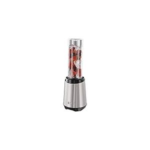 Russell Hobbs Mixeur Smoothie [Portable, Compact, Léger] Blender (Puissant, 1 gourde portable 600ml incluse sans BPA+couvercle, Smoothie, Shaker protéine, 4 lames en inox, lave-vaisselle) 23472-56