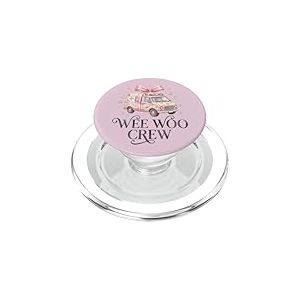 Wee Woo Crew Ambulance Coquette Noeud Mignon Ambulance ambulancier ambulancier ambulancier PopSockets PopGrip pour MagSafe