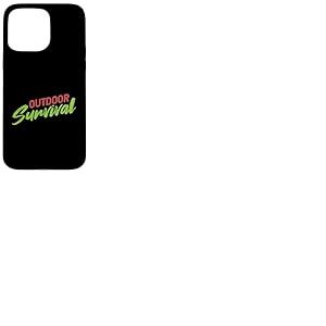 Survie en plein air Bushcraft Nature Wildnis Survival Training Coque pour iPhone 15 Pro Max