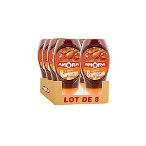 Amora Sauce Barbecue Miel 282 g - Lot de 8