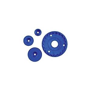 Staedter Fondant en Relief Hi&eacute;rarchis&eacute; Ruffles Ensemble, Bleu, 4 pi&egrave;ces