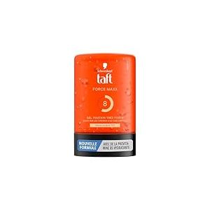 Schwarzkopf - Taft - Gel Tube Coiffant - Gel Force Maxx - Tenue j'usqu'à 72H - Fixation Très Forte - Doux sur les cheveux - Tenue longue durée - Sans Effet Collant - Formule Provitamine B5-300 ml