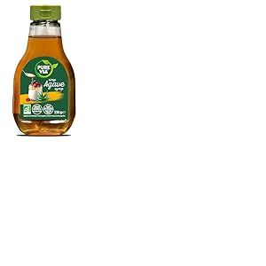 Pure Via Sirop d'agave bio - Alternative au sucre 100% d'origine naturelle- 330g