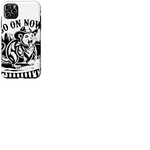 Go On Now Giiiit Lémurien Cowboy Humoriste Western Coque pour iPhone 11 Pro Max