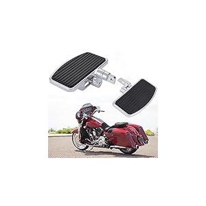 BRZOXIN Planche de sol r&eacute;glable pour passager avant Harley Sportster 883 1200 Dyna Fat Bob (repose-pieds antid&eacute;rapants)