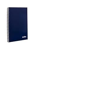 Collins Essential Cahier à spirales ligné Bleu foncé Format A4 80 pages