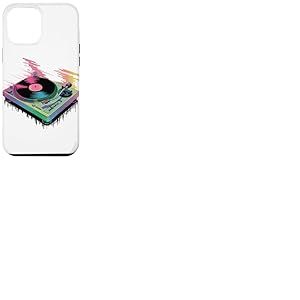 Glitch Art Platine Disque Vinyle Musique Coque pour iPhone 12 Pro Max