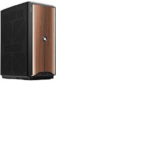 Corsair One i600 Gaming PC – CPU Intel Core Ultra 9 285K Refroidi par Liquide – GPU NVIDIA GeForce RTX 5080 Super Refroidi par Liquide – 64 Go Mémoire Vengeance DDR5 – 2+2 to SSD M.2 – Bois Foncé