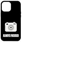 Design inspir&eacute; de la Photographie avec ic&ocirc;ne d'appareil Photo Toujours concentr&eacute;e Coque pour iPhone 12 Pro Max