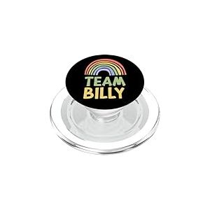 Happy Colorful Team Billy Rainbow Pride Green Yellow PopSockets PopGrip pour MagSafe