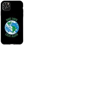 Make Earth Great Again Planète Terre Globe Earth Day Design Coque pour iPhone 11 Pro Max