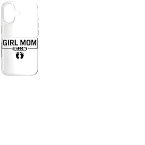 Girl Mom Est 2026 Futute Mommy 2026 Maman Future Fille Coque pour iPhone 17